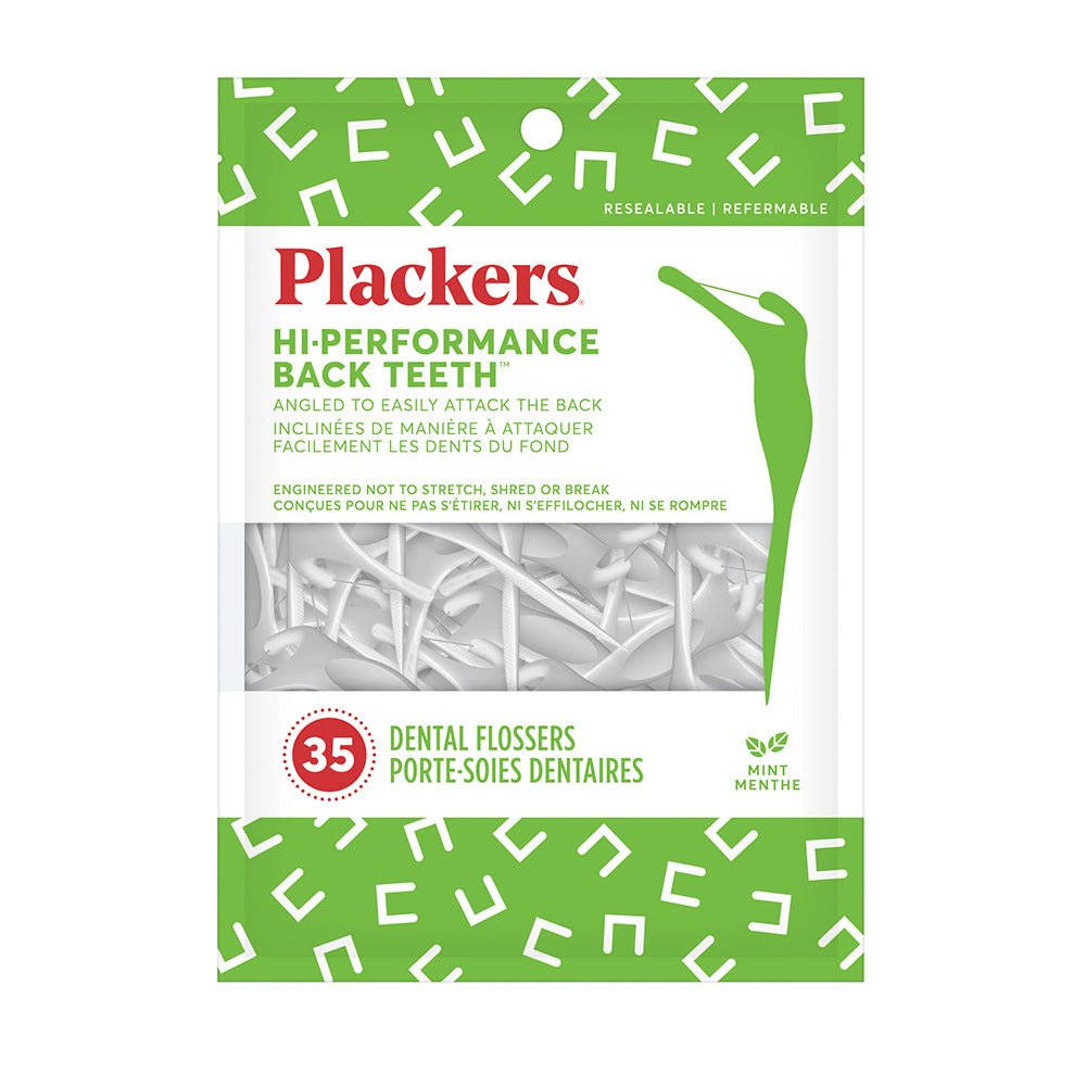 Set Ata Dentara, Plackers, Hi-Performance, Tip Scobitoare, Curatare Rapida, Foarte Rezistenta, pentru Dintii din Spate, 35 buc