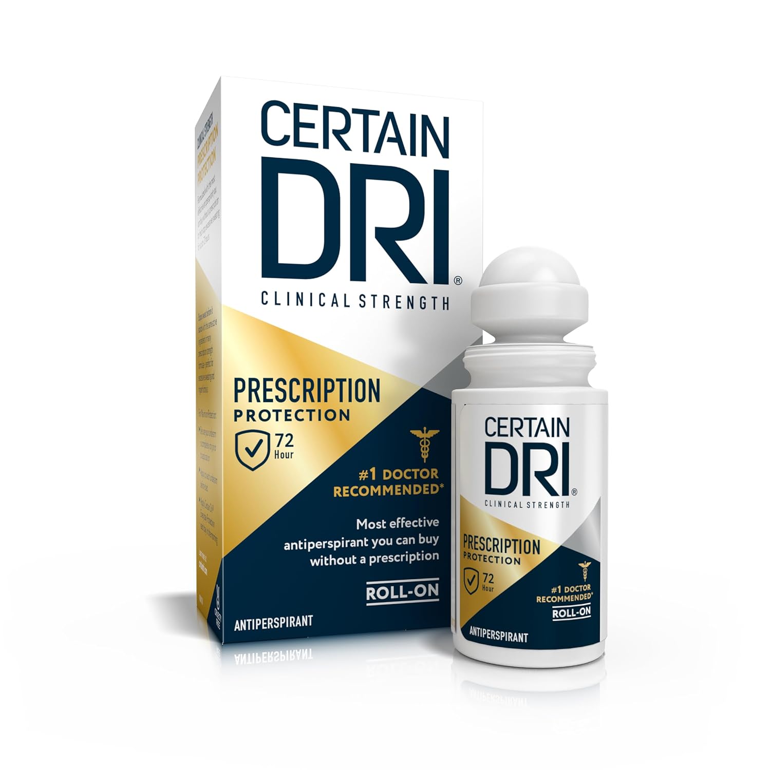 Antiperspirant, Certain Dri, Prescription Strength Clinical, Fără miros, Roll-On, Protecție 72 ore, 35 ml