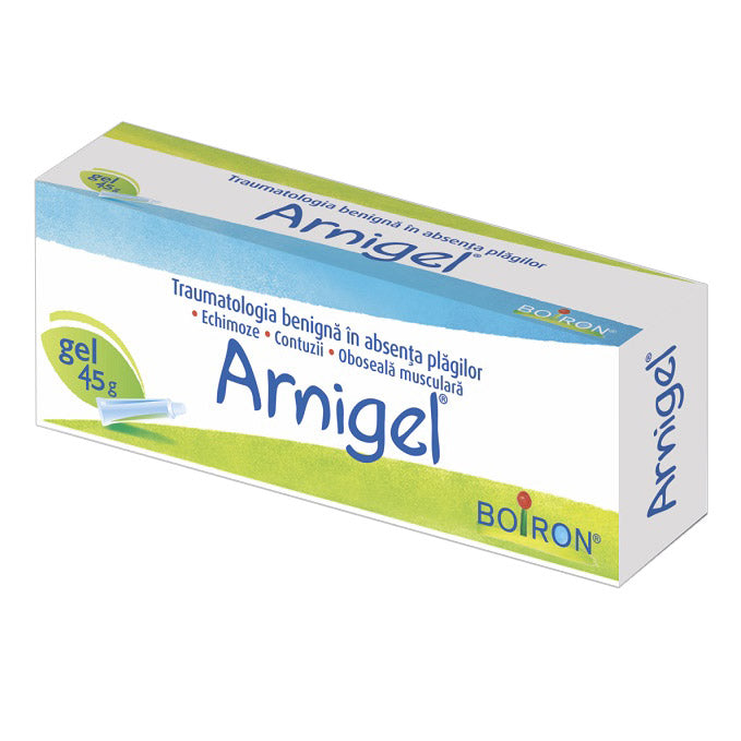 Gel, Boiron, Arnigel, Tratament Homeopat impotriva Ranilor, Arsurilor, Fisurilor si Crapaturilor Pielii, 45gr
