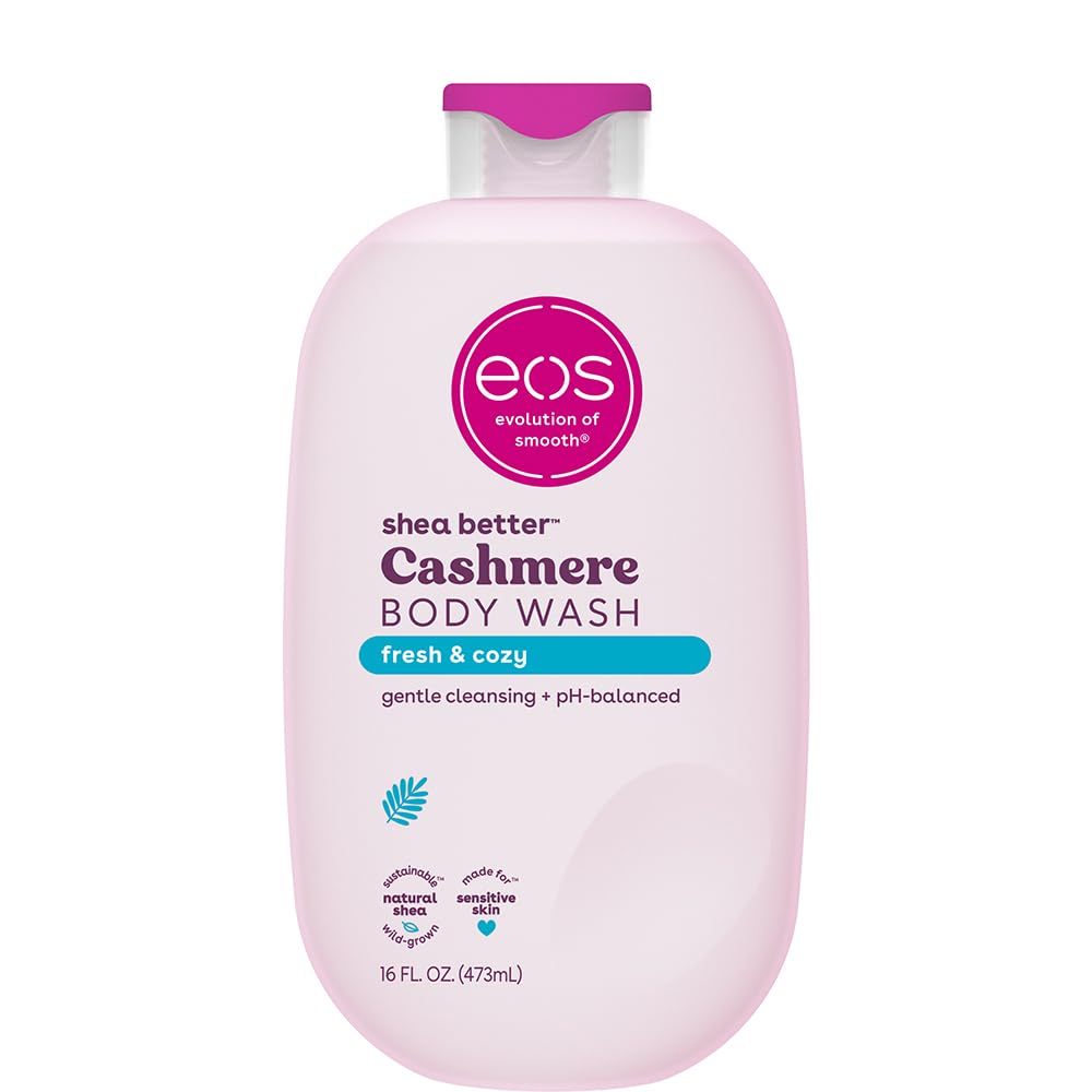 Gel de duș, Eos, Cashmere, Hidratant, PH echilibrat, Piele catifelată, 473 ml