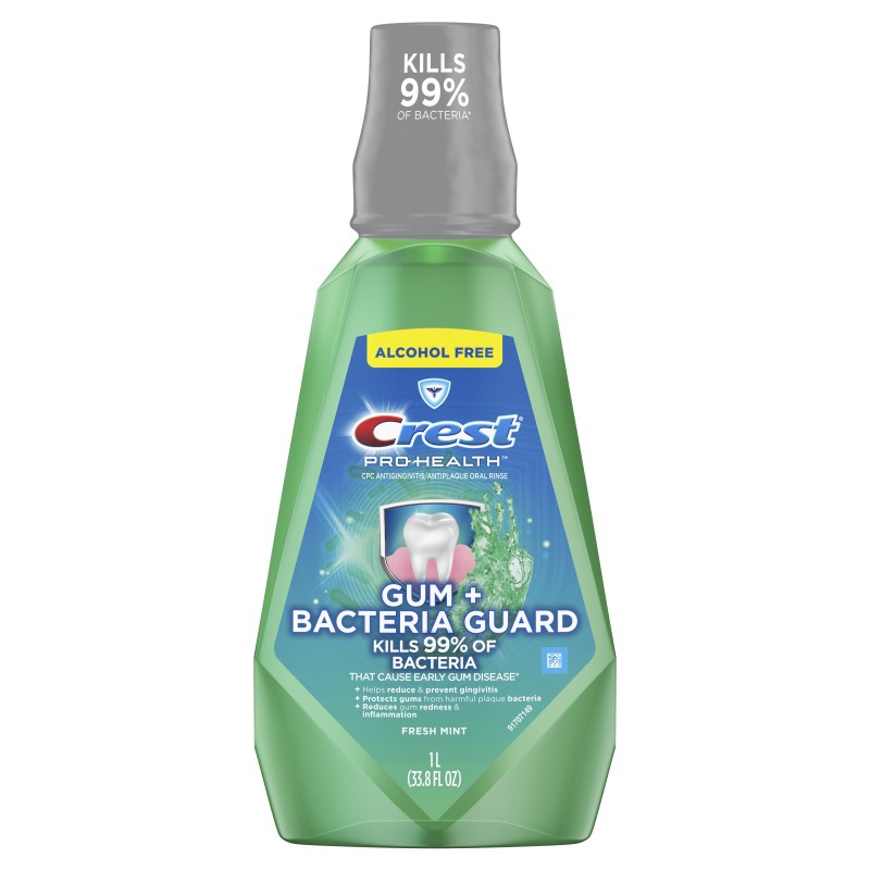 Apa de Gura, Crest, Pro-Health, Gum Bacteria Guard, Impotriva Bacteriilor si a Infectiei Gingivale, 1000ml