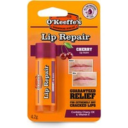 Balsam de Buze, O'Keeffe's, Lip Repair Cherry, Hidratare, Aromă Cireșe, Protecție Buze, 4 g