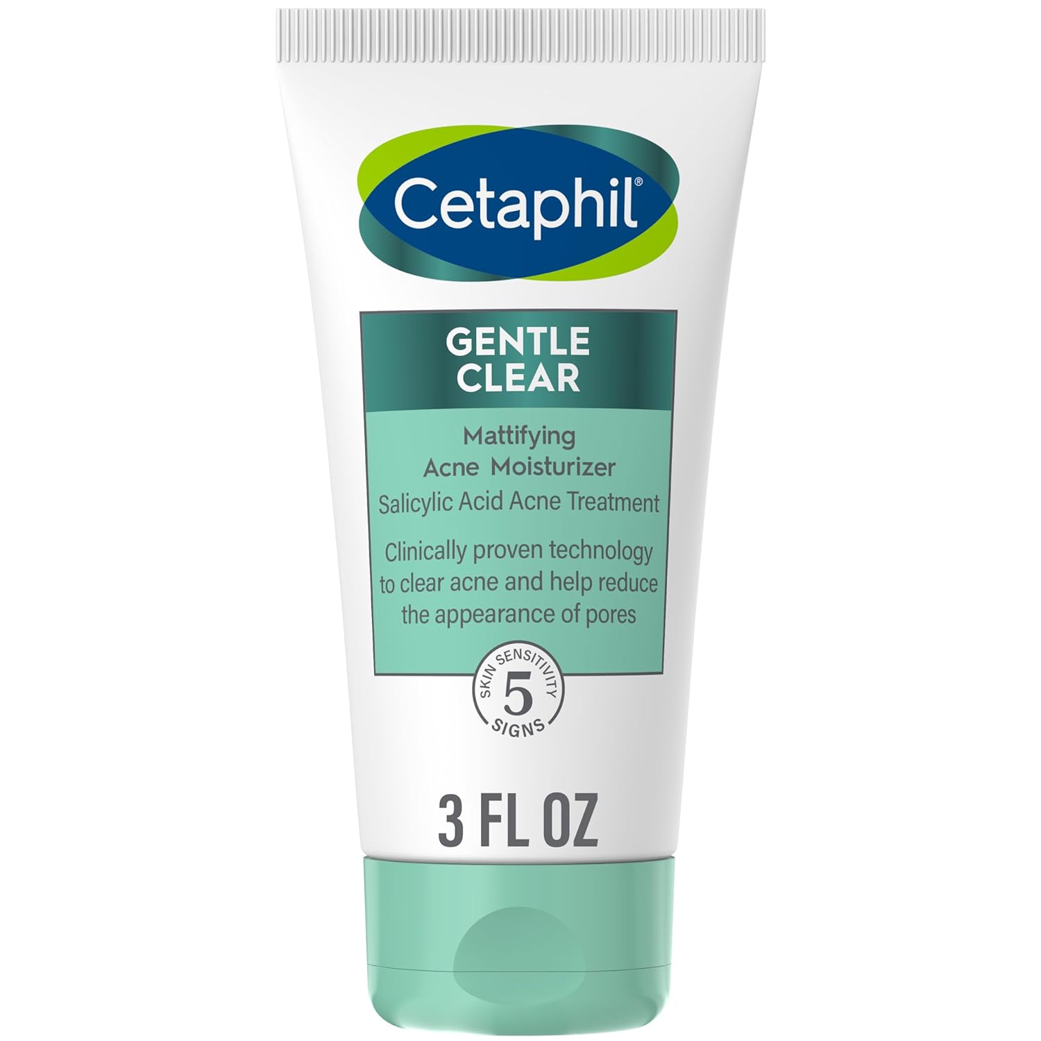 Crema de Fata, Cetaphil, Gentle Clear, pentru Pielea Sensibila, Predispusa la Acnee, cu Acid Salicilic, fara Parfum, 89ml