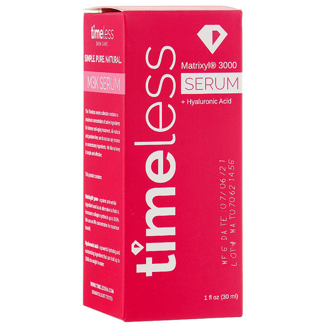 Ser de Fata, Timeless, Matrixyl 3000, Anti-Rid, pentru Hidratare, cu Acid Hialuronic, fara Parabeni, 30ml