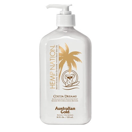 Extender Bronz, Hemp Nation, Cocoa Dreams Derma Dark, Prelungire Bronz, Hidratare Intensivă, Strălucire, 500 ml