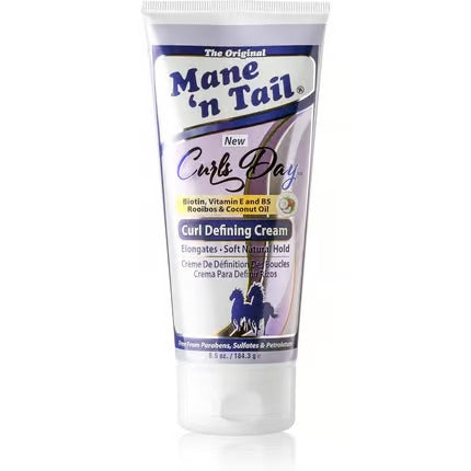 Cremă definire bucle, Mane 'n Tail, Curls Day Curl Defining Cream, Definire, Control, Fără Încărcare, 184.3 g