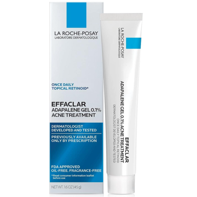 Gel de Fata, La Roche-Posay, Effaclar, Acne Treatment, impotriva Acneei si Eruptiilor Cutanate, Adapalene 0.1%, fara Parfum, 45gr