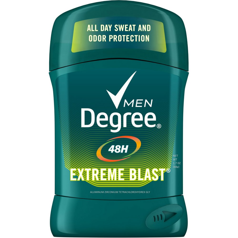 Antiperspirant solid, Degree Men, Extreme Blast, Protecție de lungă durată, 48 g