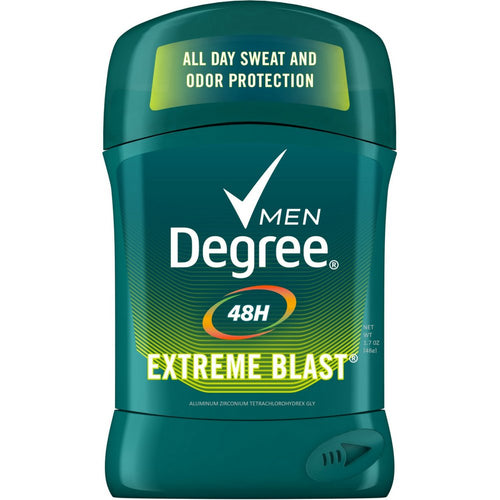 Antiperspirant solid, Degree Men, Extreme Blast, Protecție de lungă durată, 48 g