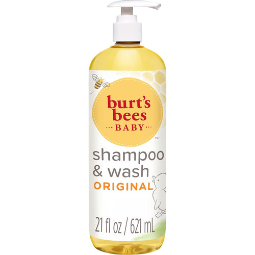 Șampon & gel de duș bebeluși, Burt's Bees, Fără lacrimi, Original, 620 ml (ambalaj poate varia)