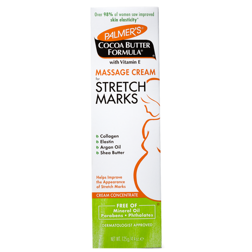 Crema Masaj Antivergeturi, Palmer's, Cocoa Butter Massage Cream, Previne Vergeturile, Imbunatateste Elasticitatea, 125 g