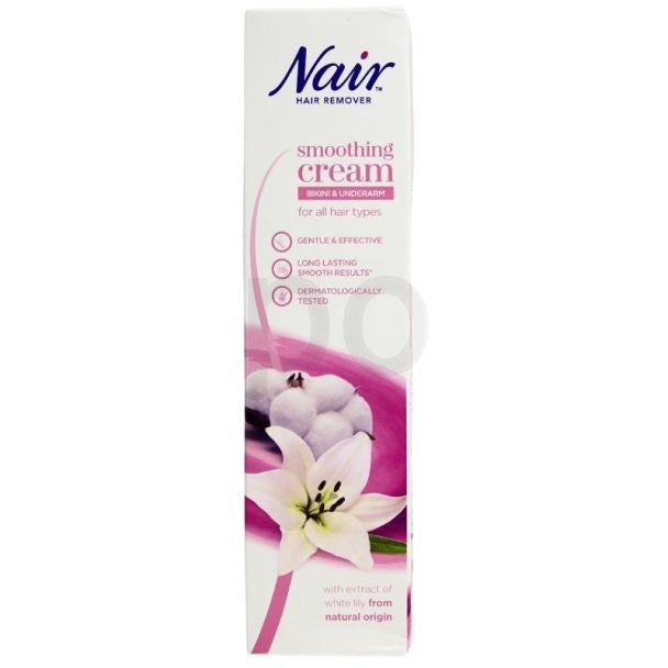 Cremă Depilatoare, Nair, Zona Inghinală și Axile, Îndepărtare Păr, Delicată, Confort, 100 ml