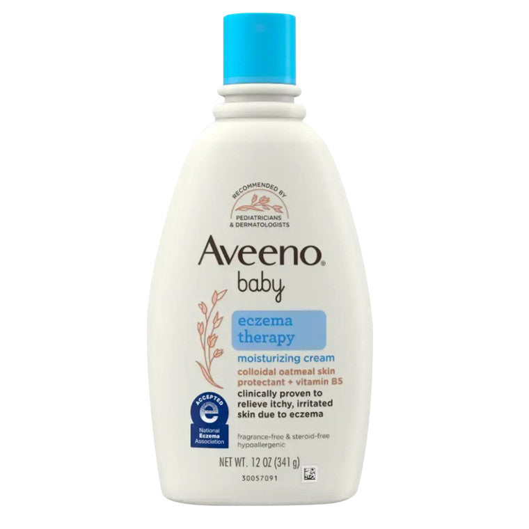 Cremă eczemă, Aveeno Baby, Terapie eczemă, Piele uscată & pruriginoasă, 341 g