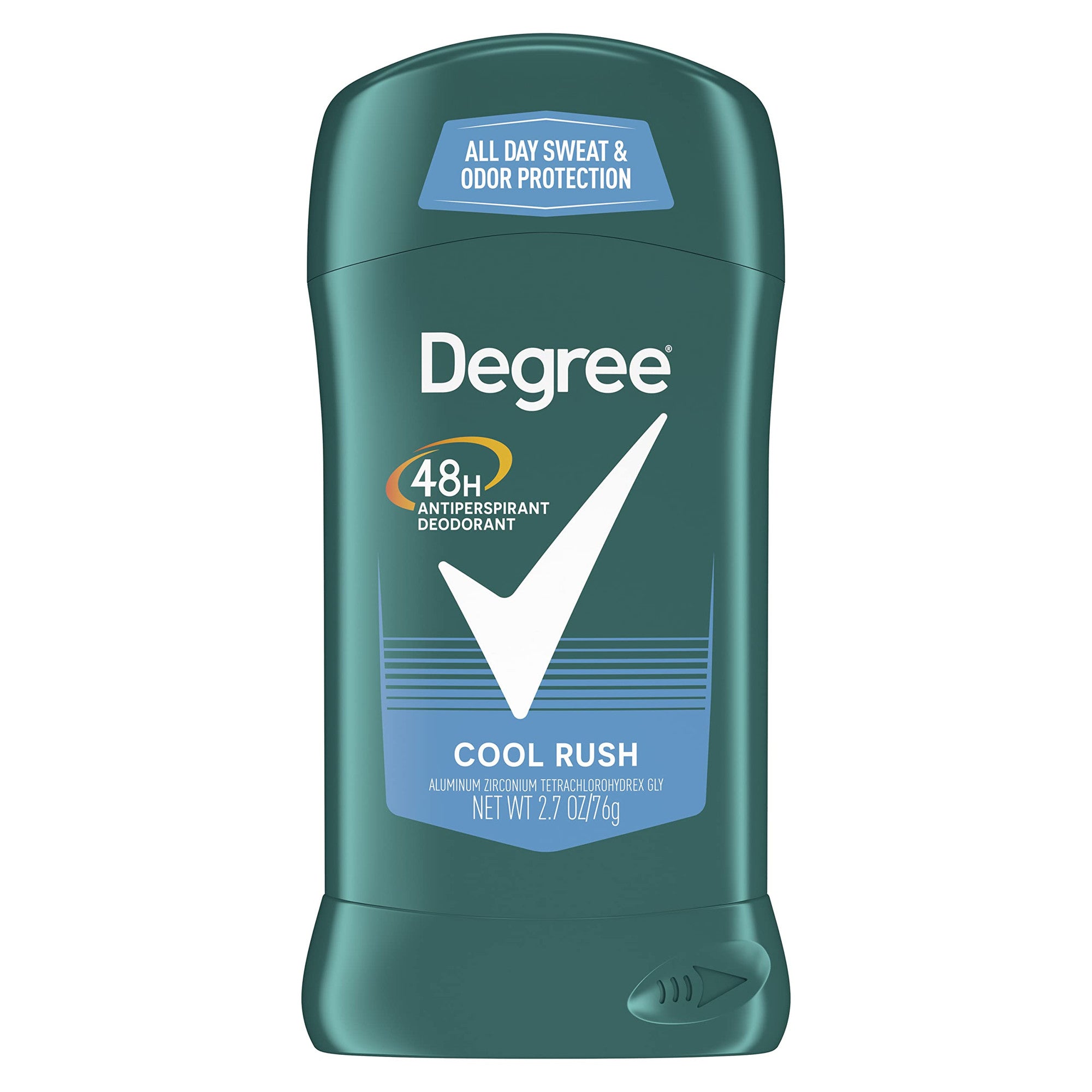Antiperspirant, Degree, Cool Rush, Protectie Impotriva Mirosurilor Neplacute 48h, pentru Barbati, 76gr
