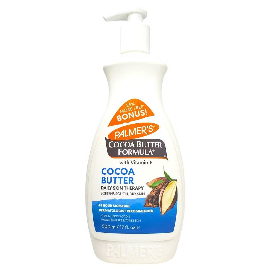 Lotiune de Corp, Palmer's, Cocoa Butter Formula, cu Unt de Cacao si Vitamina E, Hidratare Intensa, pentru Piele Uscata, 500ml