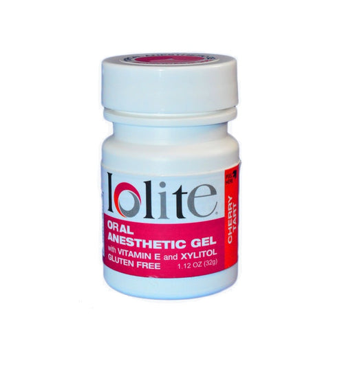 Gel Anestezic, Dharma Research, Iolite, Cu Xilitol si Vitamina E, Benzocaina 20%, 30gr, Aroma Cirese