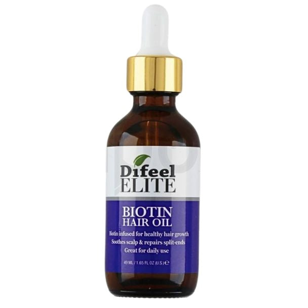 Ulei de păr, Difeel, Elite Biotin, Îngrijire Avansată, Fortifiere, Strălucire, 49 ml