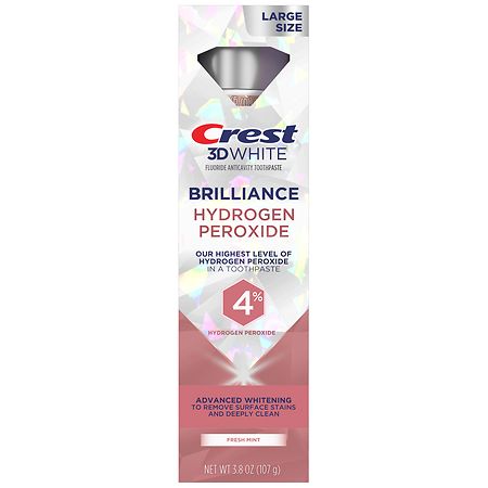 Pasta de Dinti, Crest, 3D White, Brilliance, cu Apa Oxigenata, Albire Intensiva, 107gr