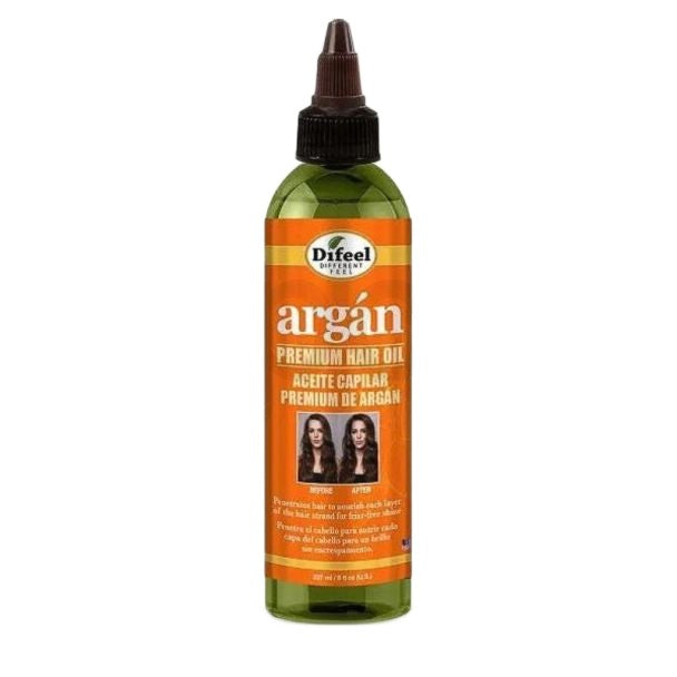 Ulei de păr, Difeel, Argan Oil Premium, Hidratare, Netezire, Strălucire, 237 ml