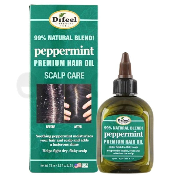 Tratament Scalp, Difeel, Peppermint, Revigorare, Îngrijire Scalp, Stimulator, 75 ml