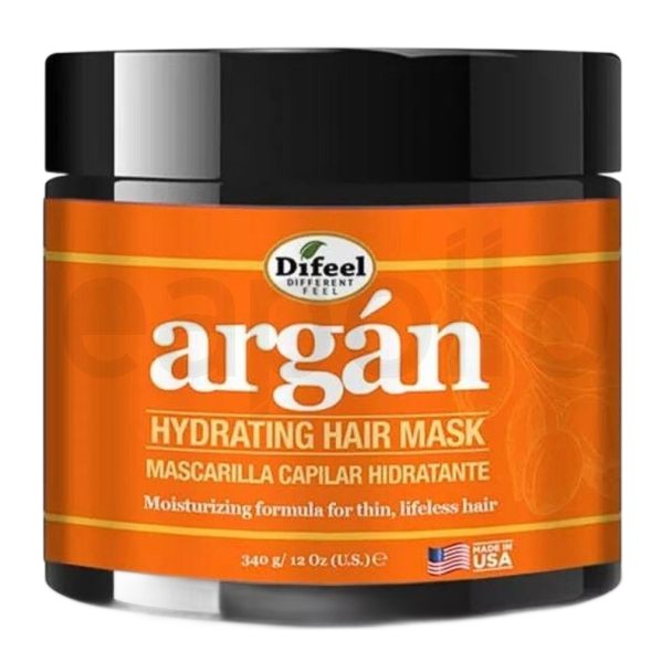 Mască păr, Difeel, Argan Premium, Hidratare, Reparare, Catifelare, Strălucire, 340 g