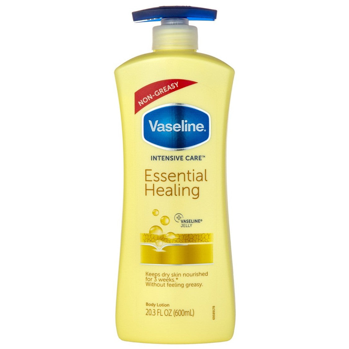 Loțiune de Corp, Vaseline, Intensive Care Essential, Îngrijire zilnică, Piele moale, 600 ml