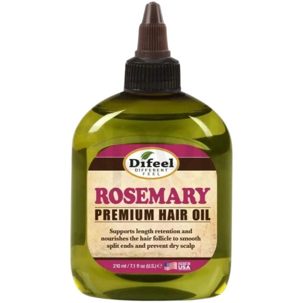 Ulei pentru Păr, Difeel, Rosemary Premium, Hidratare, Aromaterapie, Revigorare, 210 ml