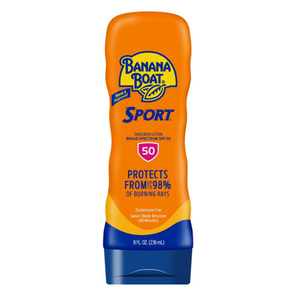 Loțiune protecție solară sport, Banana Boat Ultra Sport, SPF 50+, Protecție ridicată împotriva arsurilor solare, 236 ml