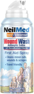 Soluție salină sterilă pentru curățarea rănilor, NeilMed, NeilCleanse, 75 ml