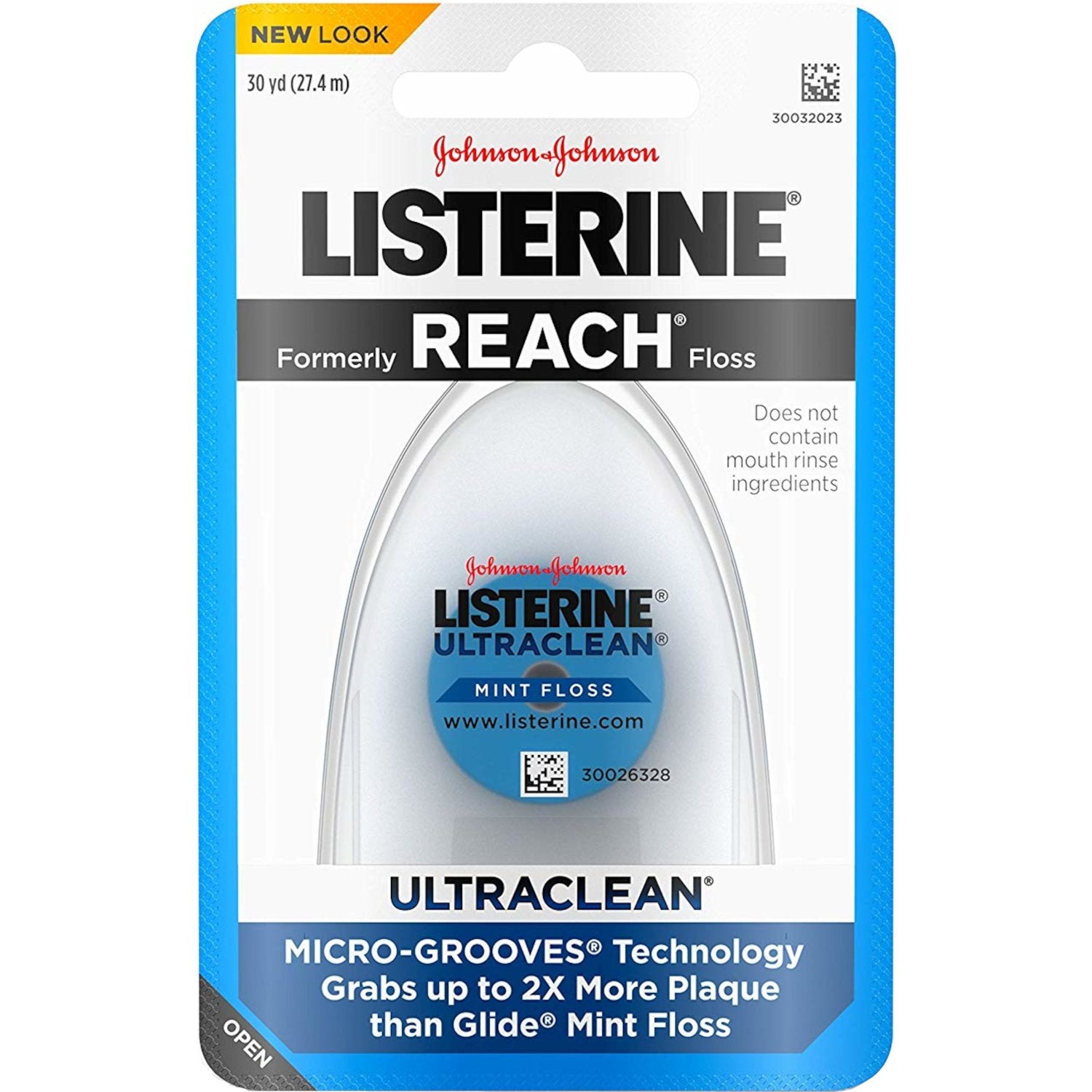 Ata Dentara, Listerine, Reach, Ultra Clean Curatare Eficienta a Placii Bacteriene, Rezistenta la Rupere, Lungime 27.4m