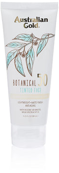 Protecție solară, Australian Gold, Botanical Sunscreen Tinted, SPF 50, Mineral, 3 oz