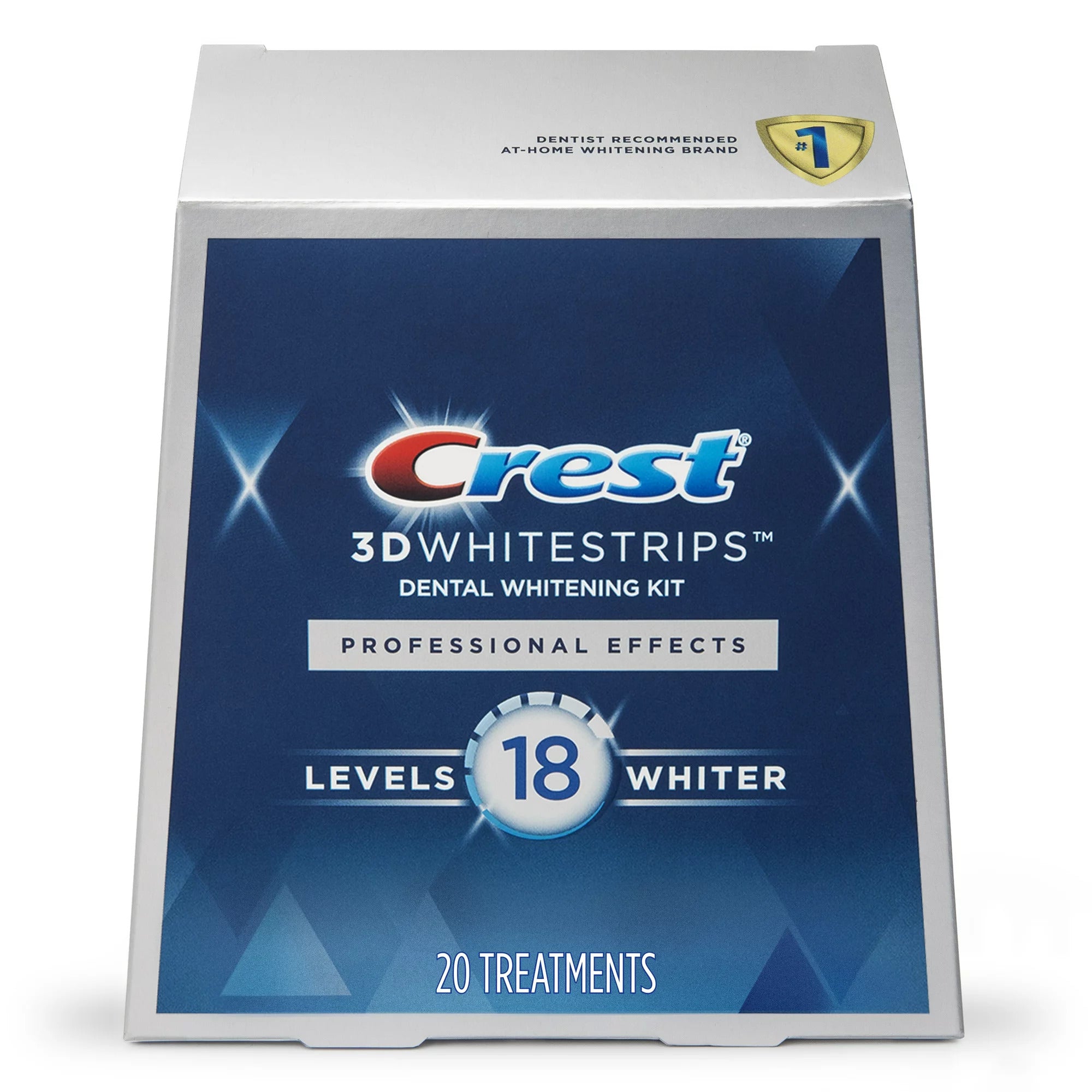 Benzi pentru albirea dintilor Crest 3D White Whitestrips Professional Effects, Tratament Complet 20 de zile (40 de benzi)