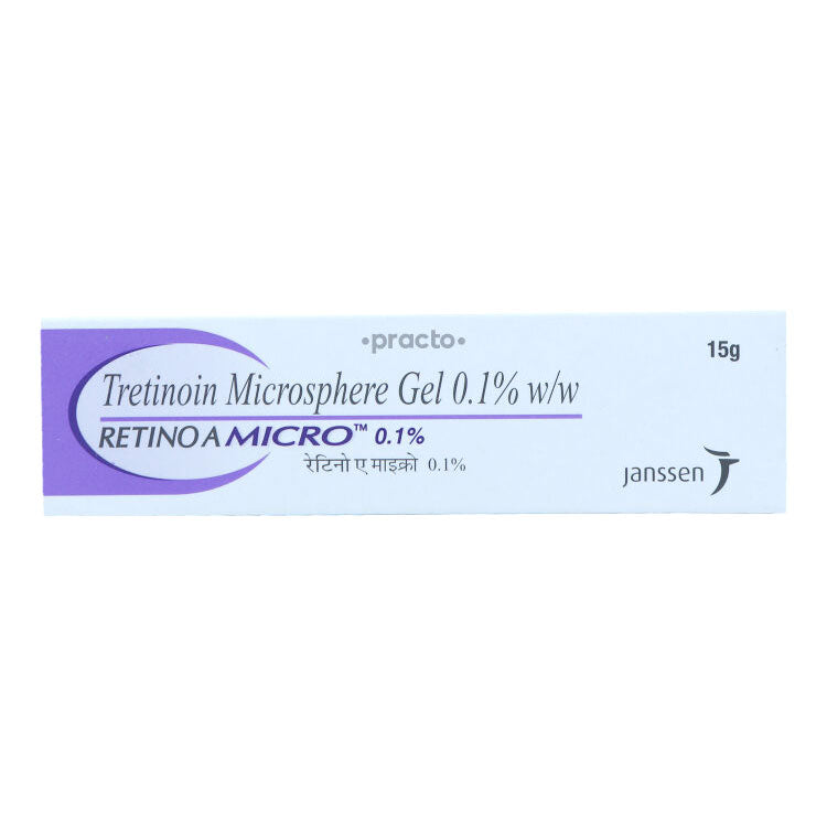 Gel Anti-Rid, Janssen, Retino A Microsphere, Anti-Acnee, Tretinoin 0.1%, 15gr