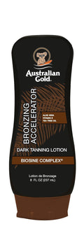 Loțiune accelerator bronzant, Australian Gold, Dark Tanning, 8 oz (236 ml), Ambalaj nou