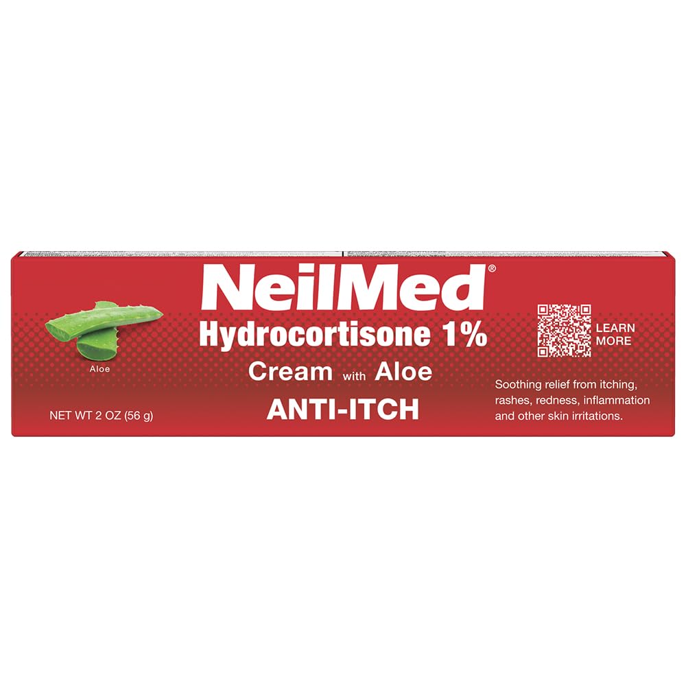 Crema de Corp, Neilmed, 1% Hidrocortizon, Amelioreaza Mancarimea, Usturimea si Roseata Pielii, 56gr