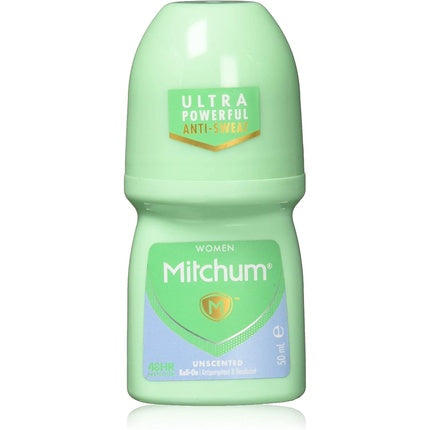 Antiperspirant Roll-On, Mitchum Women, Advanced Control, Fără parfum, Protecție 48h, 50 g