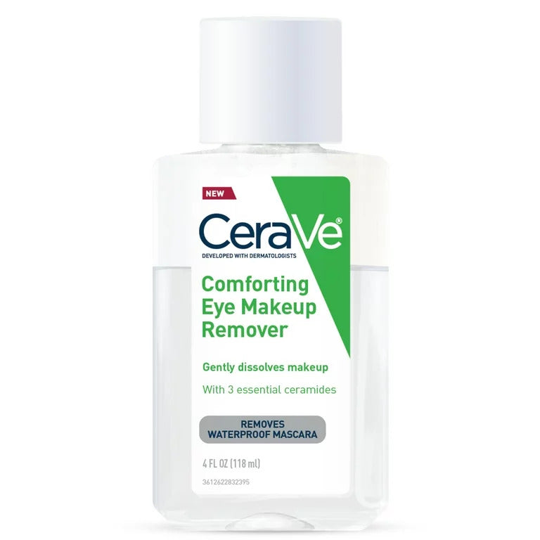 Demachiant pentru Ochi, CeraVe, Eye Makeup Remover, cu Acid Hialuronic si Ceramide, formula Bifazica, fara Parfum, 118ml