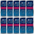 Set 10x Plicuri, Benzi Albirea Dintilor, Crest 3D Whitestrips, Glamorous White, 10% Concentratie