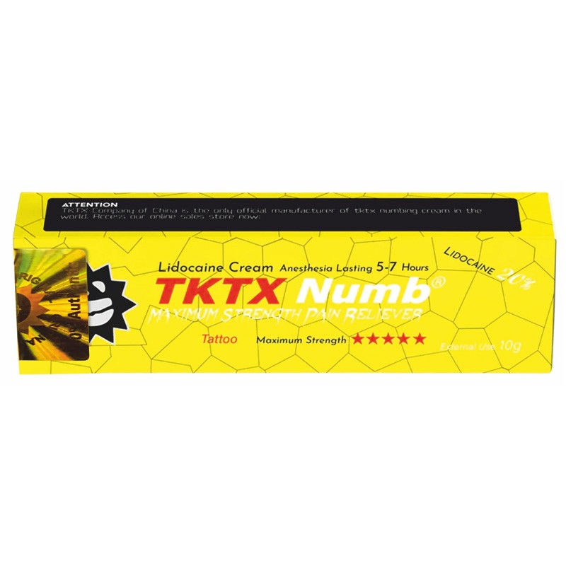 Crema Anestezica, TKTX, Maximum Strength, pentru Tatuaje, Cosmetica, 20% Lidocaina, 10gr