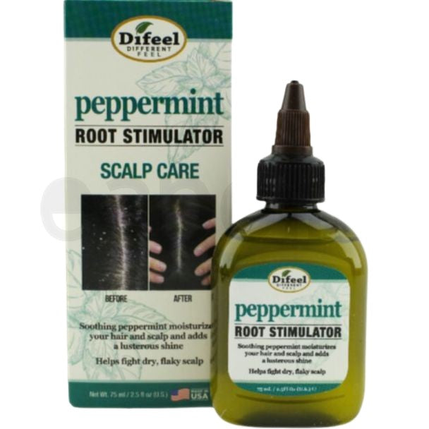 Tratament scalp, Difeel, Peppermint, Stimulator Rădăcini, Revigorare, Îngrijire Scalp, 75 ml