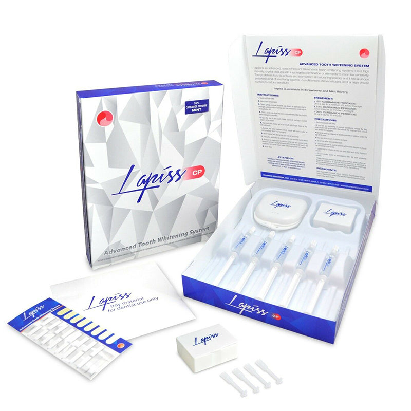 Kit Albirea Dintilor, Dharma Research Lapiss, Maxi, 30% Peroxid de Carbamida, Mulaje Incluse, 5x Seringi 3ml