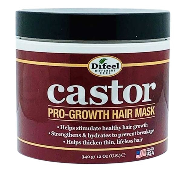 Mască de păr, Difeel, Castor Pro-Growth, Creștere Păr, Fortifiere, Hrănire, 340 g