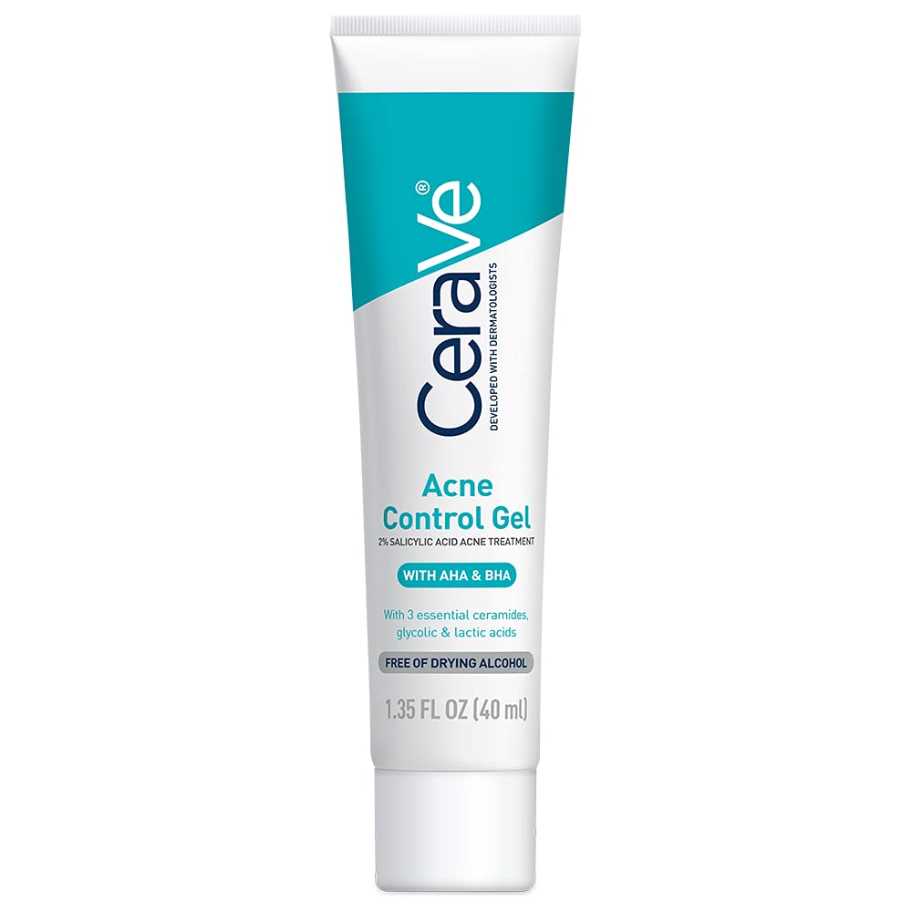 Gel de Fata, Cerave, Acne Control gel, cu AHA si BHA, pentru Ten cu Tendinta Acneica, Anti-Imperfectiuni, 40ml