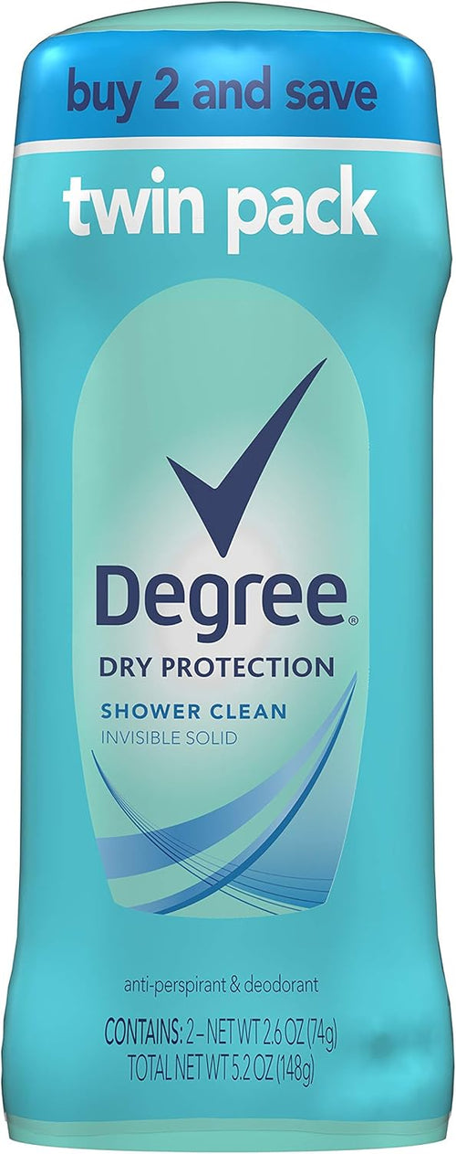 Antiperspirant solid, Degree Women, Shower Clean, Protecție 48h, Prospețime curată, Control transpirație, 74 g