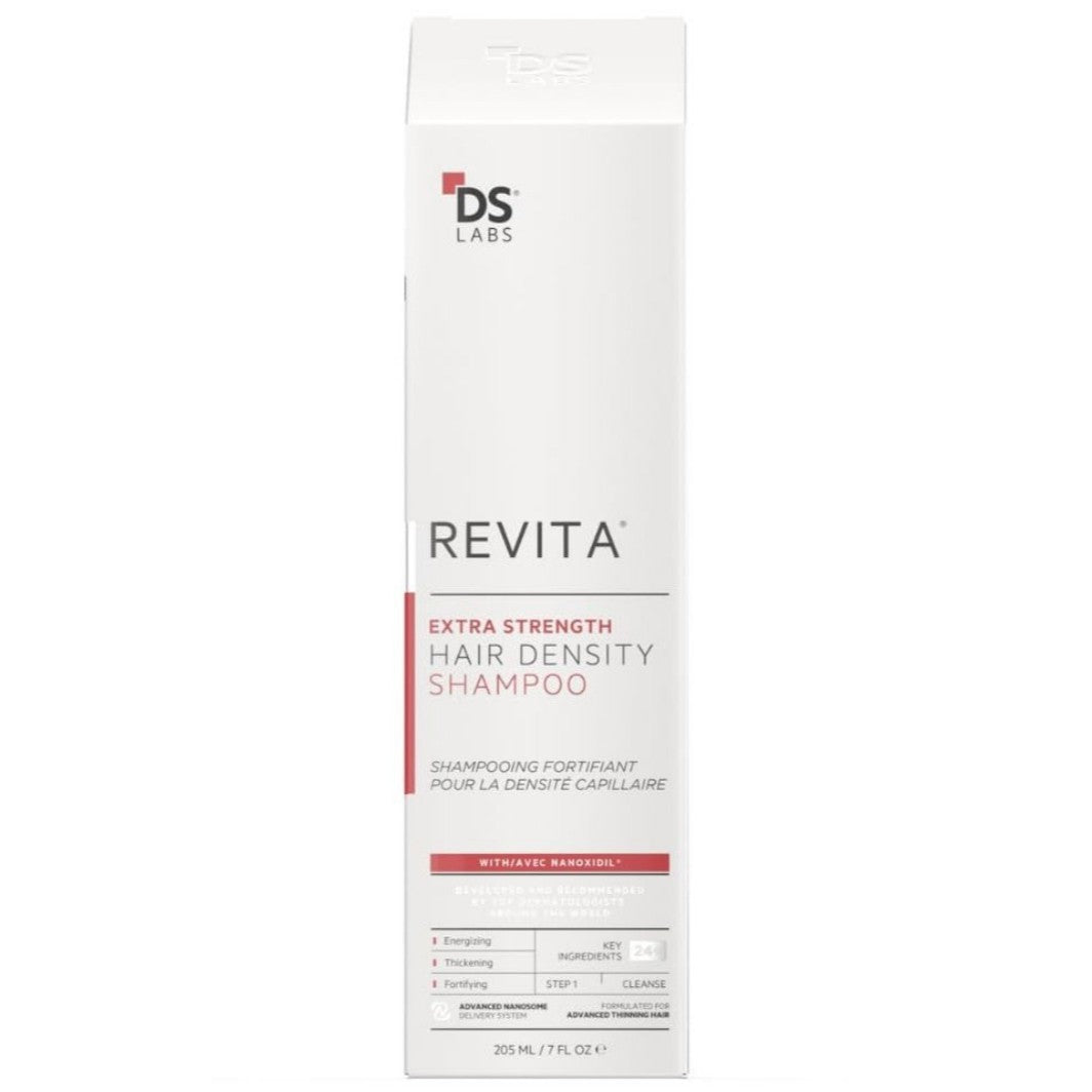 Sampon, DS Laboratories, Revita, Extra Strength, Hair Density, Fortifica Structura Firului de Par si Imbunatateste Vitalitatea, cu Nanoxidil, 205ml