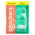 Set Ata Dentara, Plackers, Micro Line, Tip Scobitoare, Curatare Rapida, Cerata cu Alunecare Usoara, Fibra Rezistenta, 75 buc