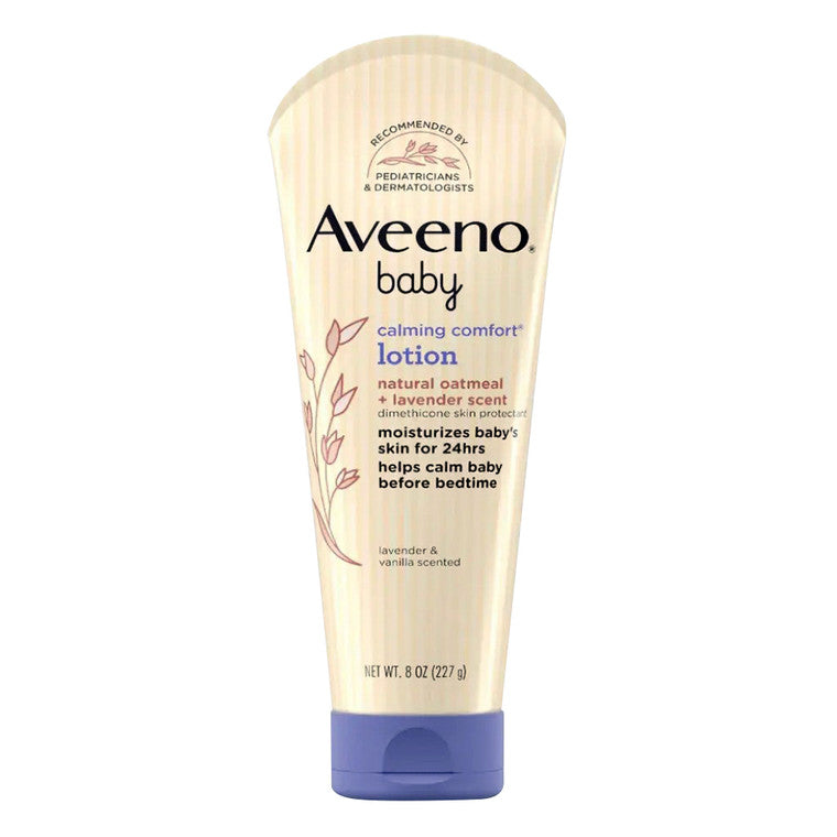 Loțiune corp, Aveeno Baby, Calming Comfort, Lavandă & vanilie, Calmare, Hidratare, 227 g