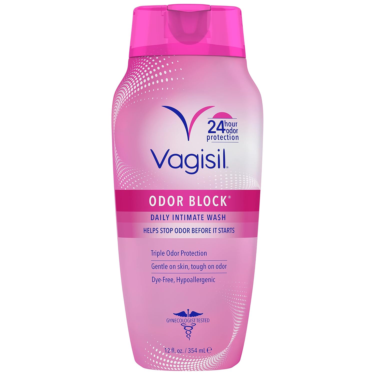 Soluție de Spălare Intimă, Vagisil, Blocare Miros, Testat de Ginecologi, Hipoalergenic, 355 ml