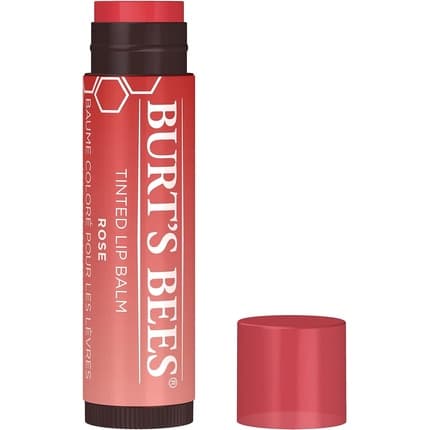 Balsam buze, Burt's Bees, Tinted, Unt de shea, Ceară botanică, Finish natural, Hidratare, 4.25 g