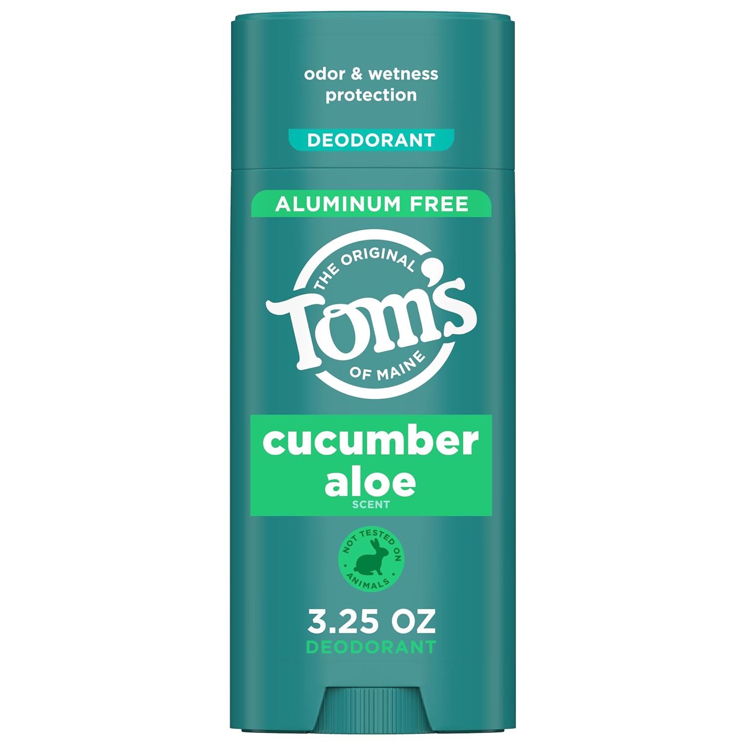 Deodorant natural, Tom's of Maine, Cucumber Aloe, Fără aluminiu, Protecție miros & umezeală, 92 g